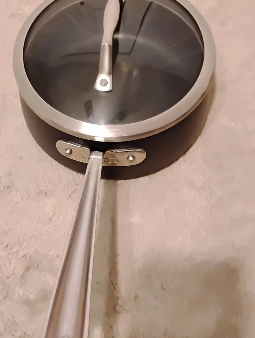 All-clad Pot Hard Anodized Nonstick 3.5QT Sauce Soup Pan Pot with